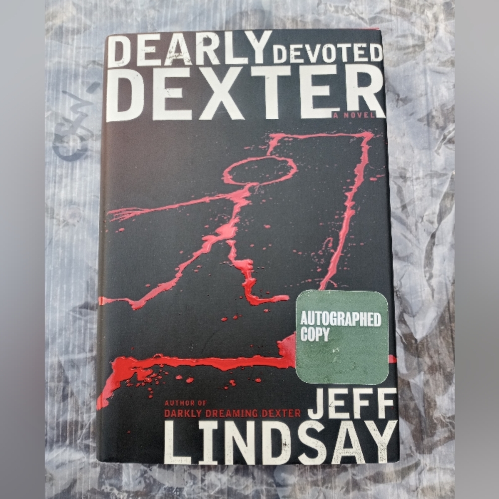 Signed Copy Dearly Devoted Dexter Hardcover Book